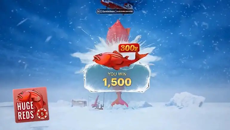 Overview of ice fishing game